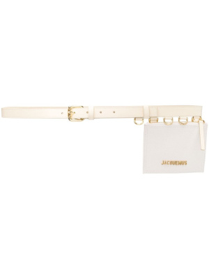 

Leather logo belt, Jacquemus Leather logo belt