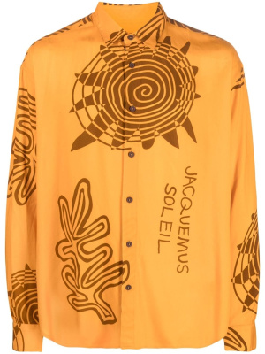

La chemise Simon sun-print shirt, Jacquemus La chemise Simon sun-print shirt
