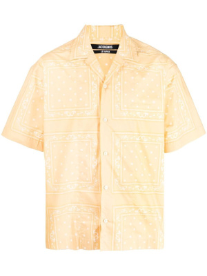 

La chemise Jean bandana-print shirt, Jacquemus La chemise Jean bandana-print shirt