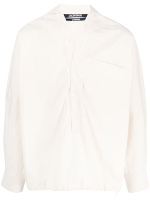 

Button-placket cotton shirt, Jacquemus Button-placket cotton shirt