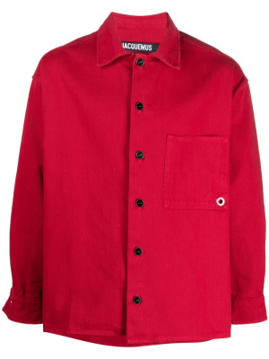 

Chest-pocket cotton shirt, Jacquemus Chest-pocket cotton shirt