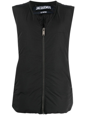 

Padded V-neck gilet, Jacquemus Padded V-neck gilet
