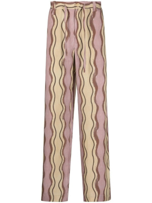 

Striped wide-leg trousers, Jacquemus Striped wide-leg trousers
