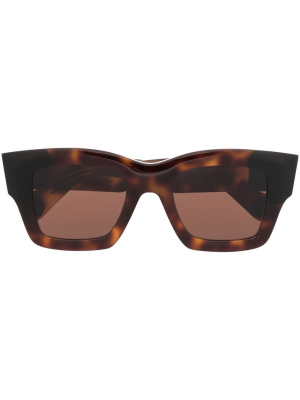 

Tortoiseshell oversize-frame sunglasses, Jacquemus Tortoiseshell oversize-frame sunglasses