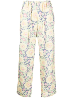 

Floral-print straight-leg trousers, Jacquemus Floral-print straight-leg trousers