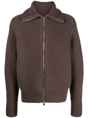 

Zip-fastening knitted jacket, Jacquemus Zip-fastening knitted jacket
