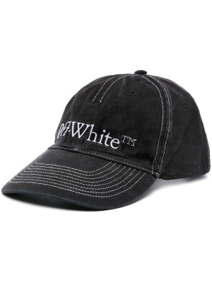 

Bookish logo-embroidered baseball cap, Off-White Bookish logo-embroidered baseball cap