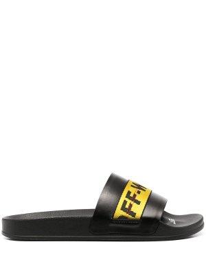 

Logo-tape detail slides, Off-White Logo-tape detail slides