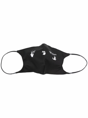 

Swimm logo-print face mask, Off-White Swimm logo-print face mask