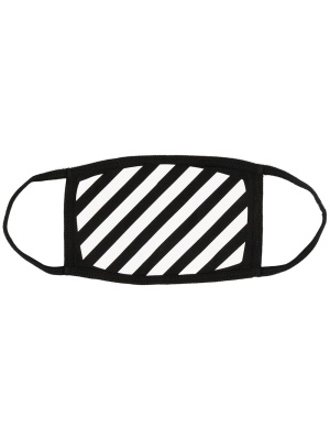

Diag-print face mask, Off-White Diag-print face mask