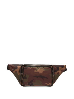 

Arrows camouflage-print belt bag, Off-White Arrows camouflage-print belt bag