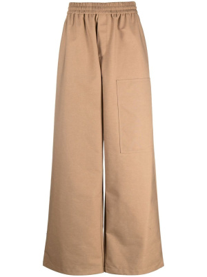 

Logo-embossed wide-leg trousers, Off-White Logo-embossed wide-leg trousers