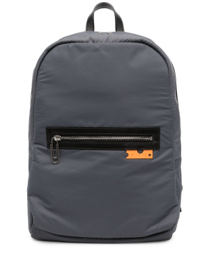 

Logo-patch zip-fastening backpack, Off-White Logo-patch zip-fastening backpack