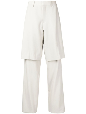 

Panama double-layered trousers, Off-White Panama double-layered trousers