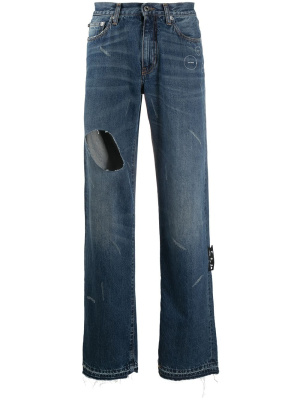 

Ripped detail jeans, Off-White Ripped detail jeans