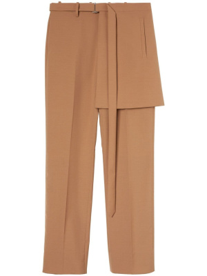 

Apron-detail tailored trousers, Off-White Apron-detail tailored trousers