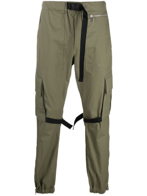 

Tab detail tapered trousers, Off-White Tab detail tapered trousers