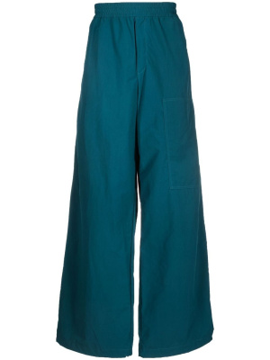 

Elasticated-waist wide-leg trousers, Off-White Elasticated-waist wide-leg trousers