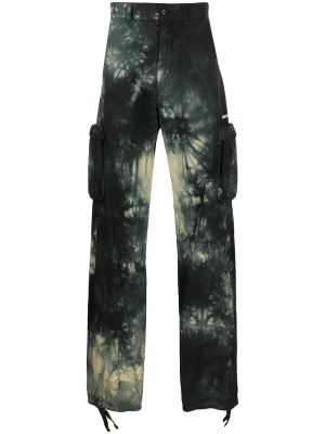

Tie-dye cargo trousers, Off-White Tie-dye cargo trousers