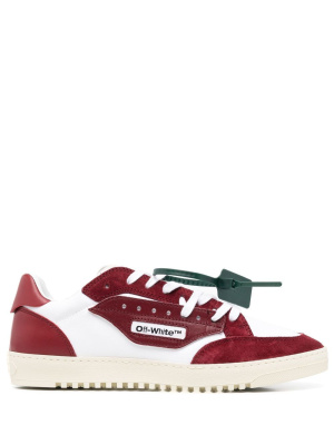

Panelled logo-print lace-up sneakers, Off-White Panelled logo-print lace-up sneakers