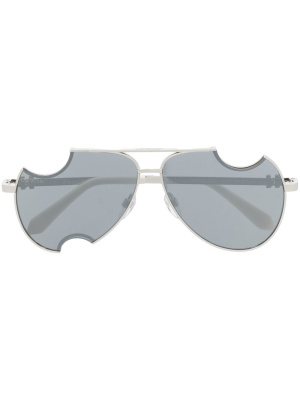 

Dallas cut-out pilot-frame sunglasses, Off-White Dallas cut-out pilot-frame sunglasses