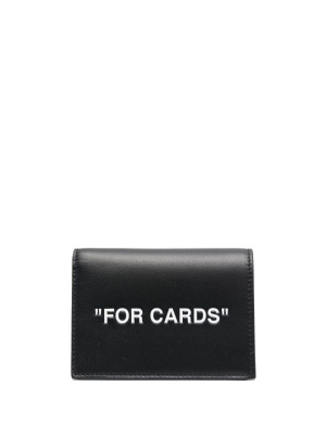 

Slogan leather card holder, Off-White Slogan leather card holder