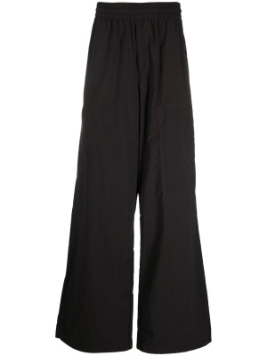 

Logo patch wide-leg trousers, Off-White Logo patch wide-leg trousers