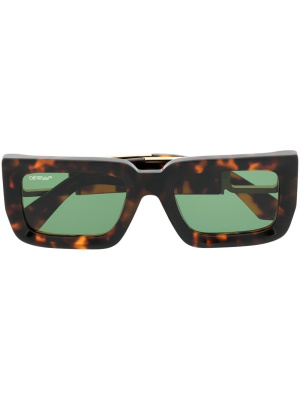 

Tortoiseshell square-frame sunglasses, Off-White Tortoiseshell square-frame sunglasses