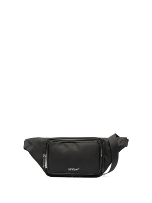 

Logo-print zipped belt bag, Off-White Logo-print zipped belt bag