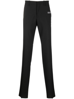 

Logo-print tailored trousers, Off-White Logo-print tailored trousers