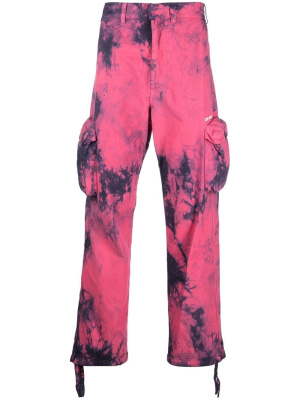 

Tie-dye cargo pants, Off-White Tie-dye cargo pants