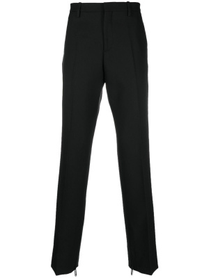 

Paperclip-detail straight-leg trousers, Off-White Paperclip-detail straight-leg trousers