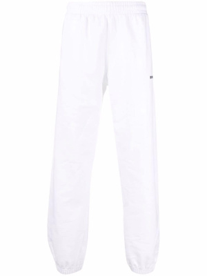 

Helvetica logo-print track pants, Off-White Helvetica logo-print track pants