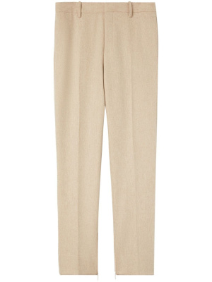 

Logo-tag slim-cut trousers, Off-White Logo-tag slim-cut trousers