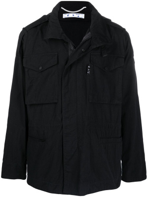 

Arrows-print field jacket, Off-White Arrows-print field jacket