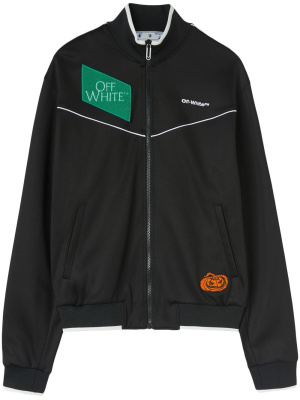 

Embroidered-logo zipped track jacket, Off-White Embroidered-logo zipped track jacket