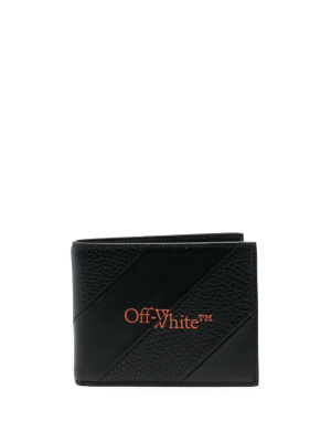 

Logo-print bi-fold wallet, Off-White Logo-print bi-fold wallet