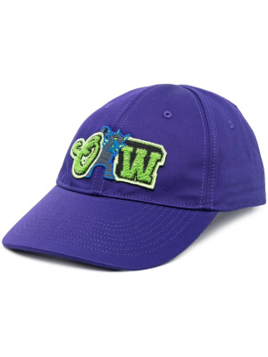 

Logo-patch varsity baseball cap, Off-White Logo-patch varsity baseball cap