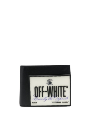 

Logo-patch bifold wallet, Off-White Logo-patch bifold wallet