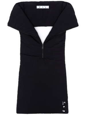 

Zip-up bib scarf, Off-White Zip-up bib scarf