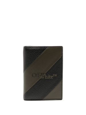

Diag-Stripe leather wallet, Off-White Diag-Stripe leather wallet