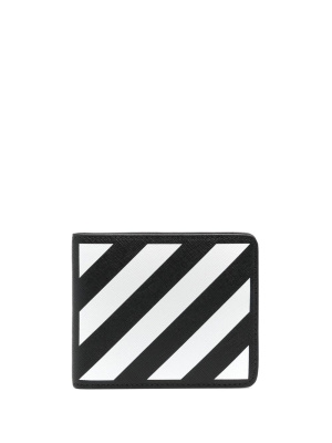 

Diag-stripe print cardholder, Off-White Diag-stripe print cardholder