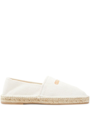 

Logo-embroidered canvas espadrilles, Off-White Logo-embroidered canvas espadrilles