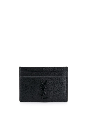 

Logo plaque cardholder, Saint Laurent Logo plaque cardholder