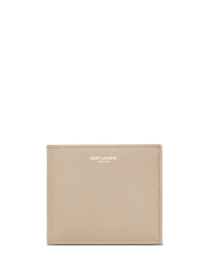 

Logo-stamp leather wallet, Saint Laurent Logo-stamp leather wallet