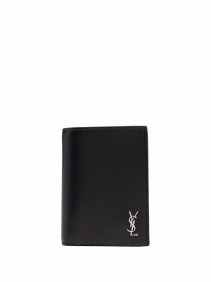 

Logo-plaque wallet, Saint Laurent Logo-plaque wallet