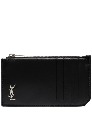 

Monogram-plaque cardholder, Saint Laurent Monogram-plaque cardholder