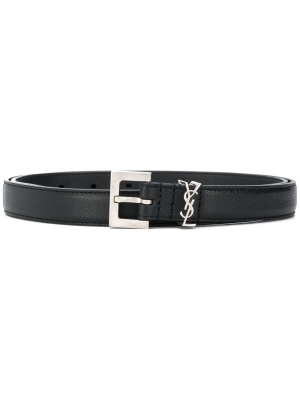 

Monogram plaque belt, Saint Laurent Monogram plaque belt