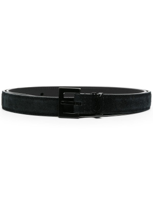 

Suede buckle belt, Saint Laurent Suede buckle belt