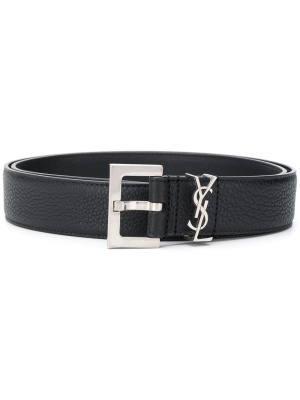 

Grained leather belt, Saint Laurent Grained leather belt
